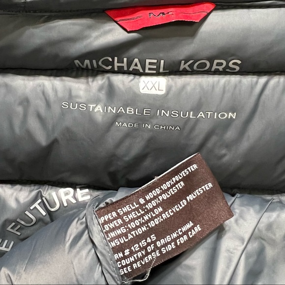 SOLD-Michael Kors MENS Hooded Puffer Coat - Picture 9 of 11